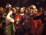 Christ And The Adulteress by Lorenzo Lotto